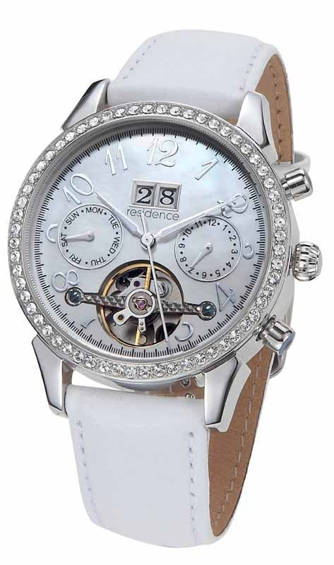 Residence Automatik Uhr Perlmutt Weiss – AS 9173