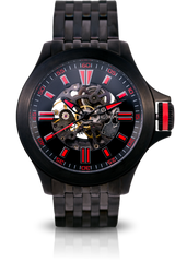 Residence Automatik Uhr Schwarz Stahlband – AS 9114