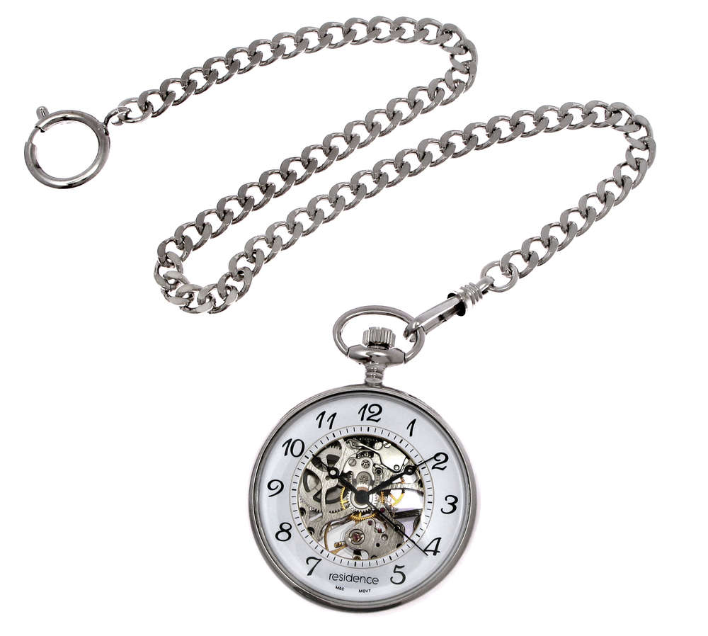 Residence Mechanische Skelett-Taschenuhr Gold – AS 9033