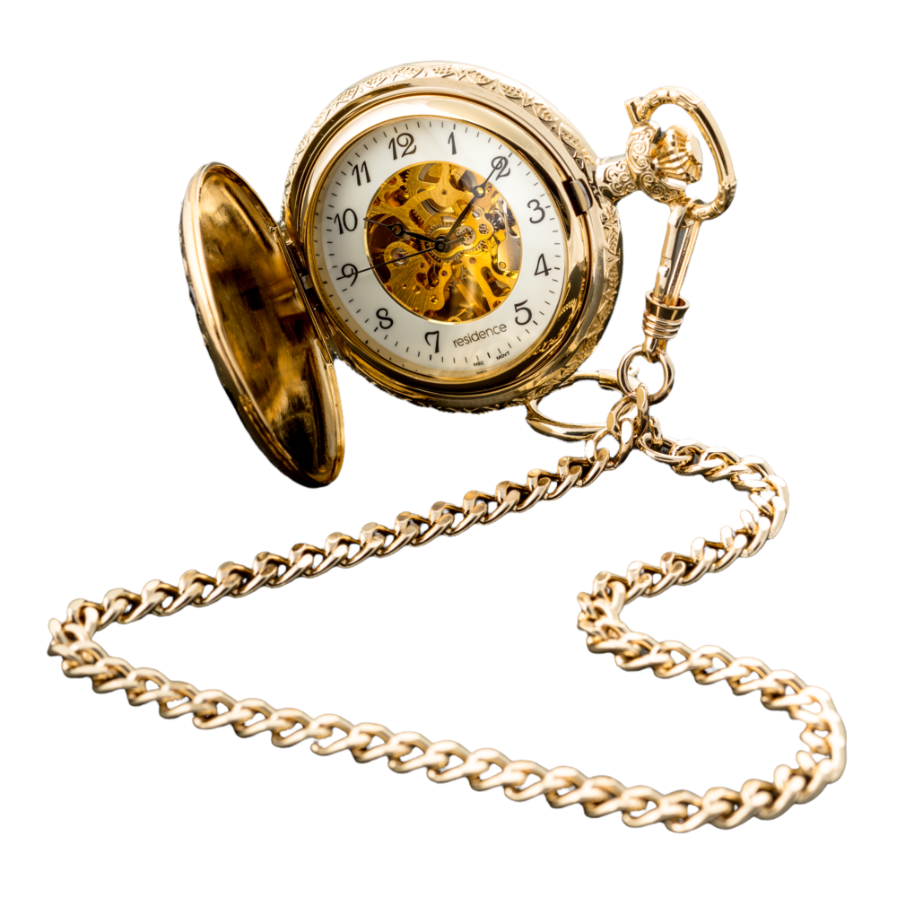 Residence Mechanische Taschenuhr Deckel Bicolor – AS 9130
