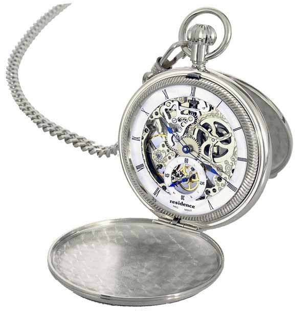 Residence Mechanische Taschenuhr Doppeldeckel Bicolor – AS 9166