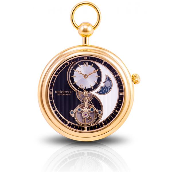 Residenz Yin Yang Taschenuhr Gold - AS 9194