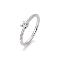 Bague 18 carats 4 griffes 0,17 ct. - 0,35 ct. - 41859500
