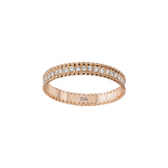 Roségold Diamantring 0.16 ct in 585 oder 750 Gold
