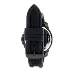 Maserati Sfida Schwarz Silikon Quarz Herrenuhr