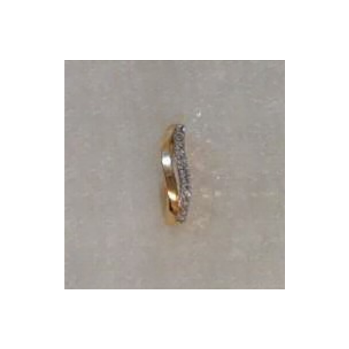 Einzel Scharnier-Creole in 750/18 Karat Gelbgold - 1164.04773/0099