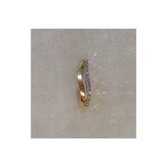 Einzel Scharnier-Creole in 750/18 Karat Gelbgold - 1164.04773/0099