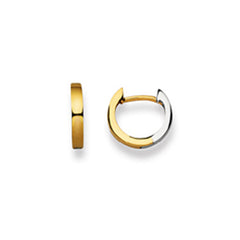Scharnier-Creolen Gelbgold-Weissgold 750 Gold - 1564.03750/1201