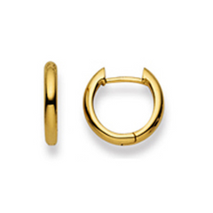 Scharnier-Creolen in 18 Karat - 750 Gelbgold, Poliert