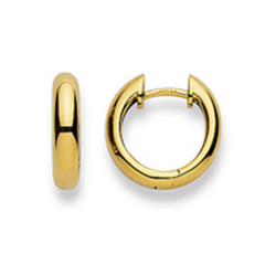 Scharnier-Creolen in 18 Karat - 750 Gelbgold, Poliert, Classics