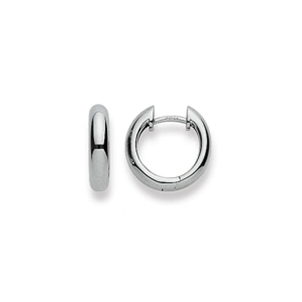 Scharnier-Creolen Weissgold 15 mm 750 Weissgold - 1264.04092/1501