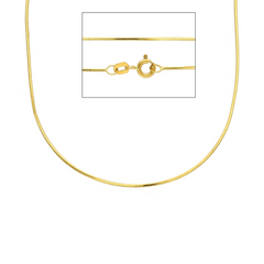 Schlangenkette Collier in 18 Karat Gelbgold - MSN022GG45