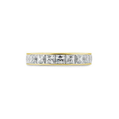 Bague fine Mémoire Carrée en diamants – Bague élégante avec diamants – 41062840