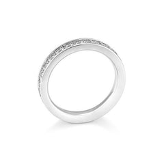 Bague fine Mémoire Carrée en diamants – Bague élégante avec diamants - 41062850