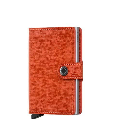 Secrid Miniwallet Crisple Cobalt mit Gravur - MC-Orange