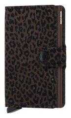 Secrid Miniwallet Leo Brown mit Gravur - MLe-Brown