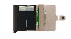 Secrid MMe Miniwallet Metalic Champagne Brown