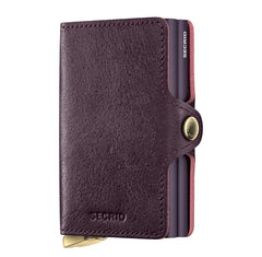 Secrid Premium Twinwallet+ Basco mit Gravur - TBc-Bordeaux +