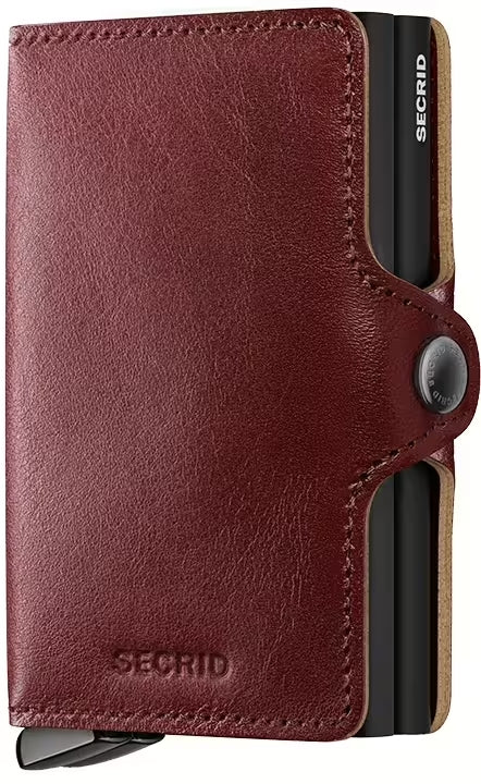 Secrid Premium Twinwallet+ Basco mit Gravur - TBc-Brown+