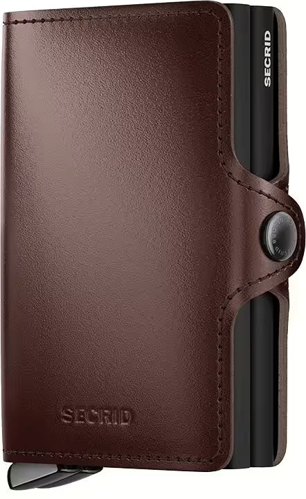 Secrid Premium Twinwallet+ Dusk mit Gravur - TDu-Dark Brown+