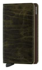 Secrid Slimwallet Dutch Martin Olive mit gratis Gravur - SDM-Olive