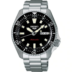 Seiko 5 Sports Day-Date Black SKX Re-Interpretation Herrenuhr - SRPL85K1