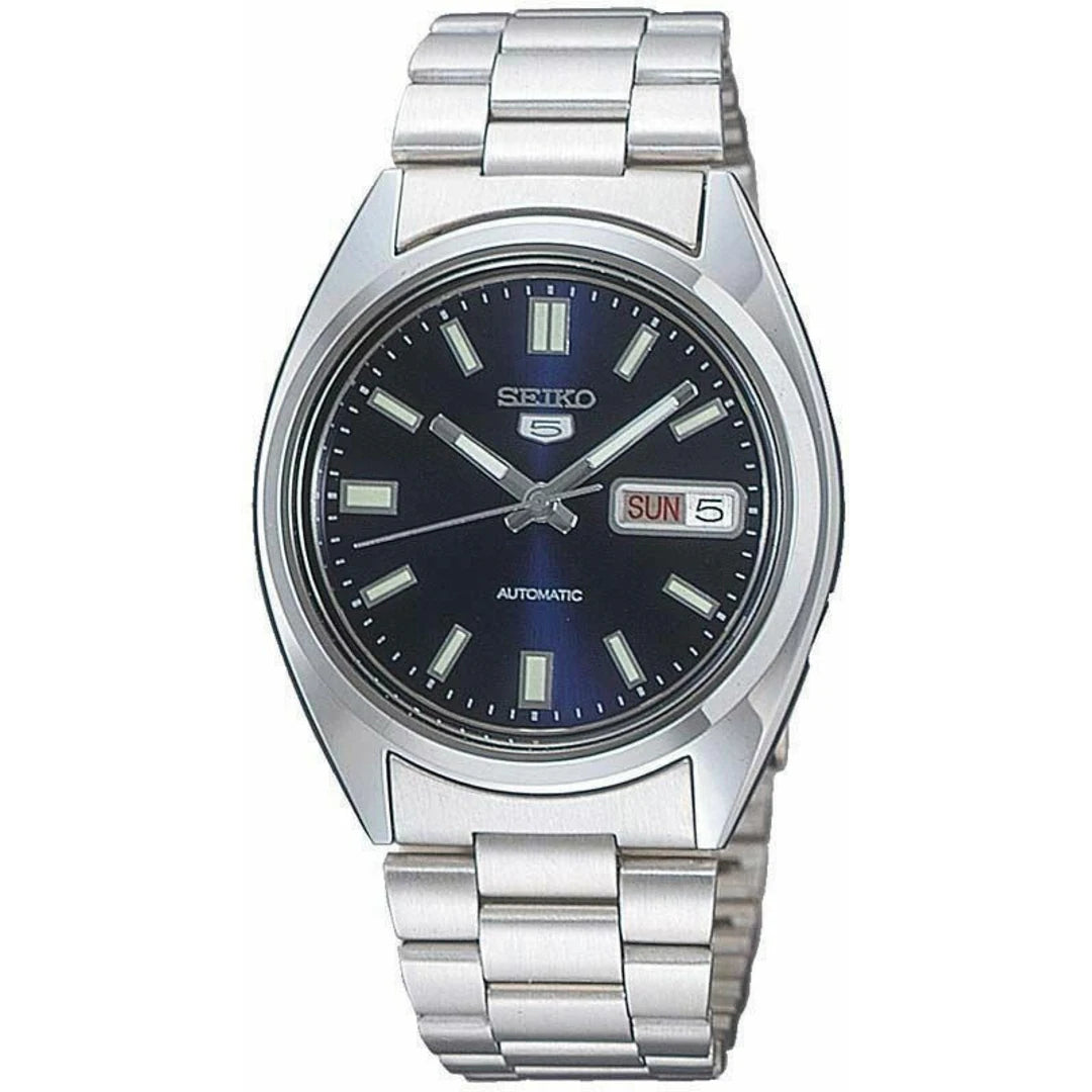 Seiko 5 Sports Day-Date Blau Unisex-Uhr - SNXS77K1