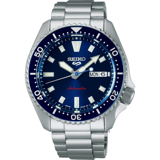 Seiko 5 Sports Day-Date Blue SKX Re-Interpretation Herrenuhr - SRPL83K1