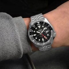 Seiko 5 Sports GMT Black Grape SKX Re-Interpretation Herrenuhr - SSK001K1