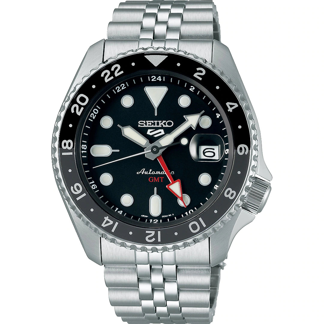 Seiko 5 Sports GMT Black Grape SKX Re-Interpretation Herrenuhr - SSK001K1