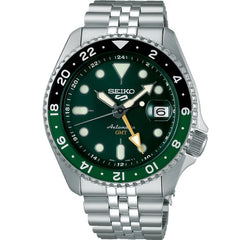 Seiko 5 Sports GMT Deep Green SKX Re-Interpretation Herrenuhr - SSK035K1