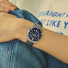 Seiko 5 Sports SKX Midsize Denim Blue (Unisex) Damenuhr - SRPL77K1