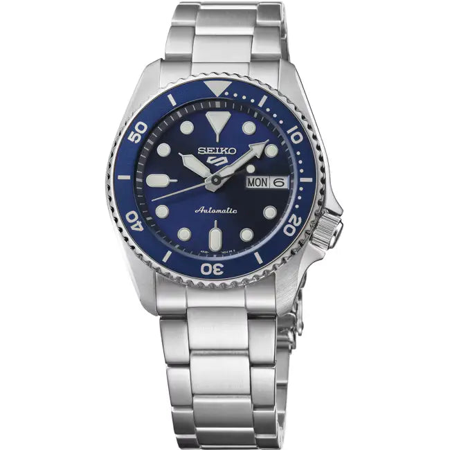 Seiko 5 Sports SKX Midsize Denim Blue (Unisex) Damenuhr - SRPL77K1