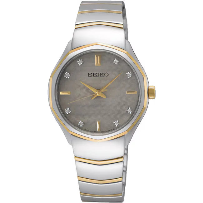 Seiko Conceptual Modern Lady Quartz Damenuhr 30mm - SUR616P1