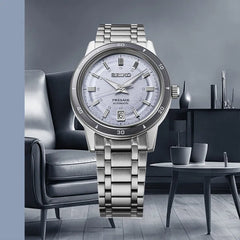 Seiko Presage Automatik im Stil der 60er Herrenuhr – SRPL73J1
