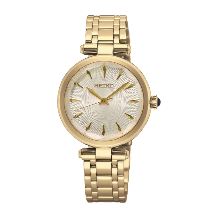 Seiko Quarz Goldton Damenuhr - SRZ554