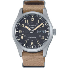 Montre unisexe Seiko 5 Sports Day-Date automatique Nato beige - SRPG35K1