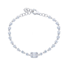 Silberarmband mit Zirkonia