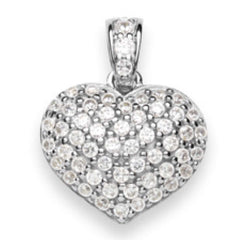 Silver classics 2021 Anhänger Silber 925 weiss – Herz Motiv- 6256.08715/0001