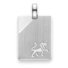 Silver Classics 2021 Löwe Anhänger 925 Silber Weiss 19 × 14 mm matt/poliert - 6254.06046/0800