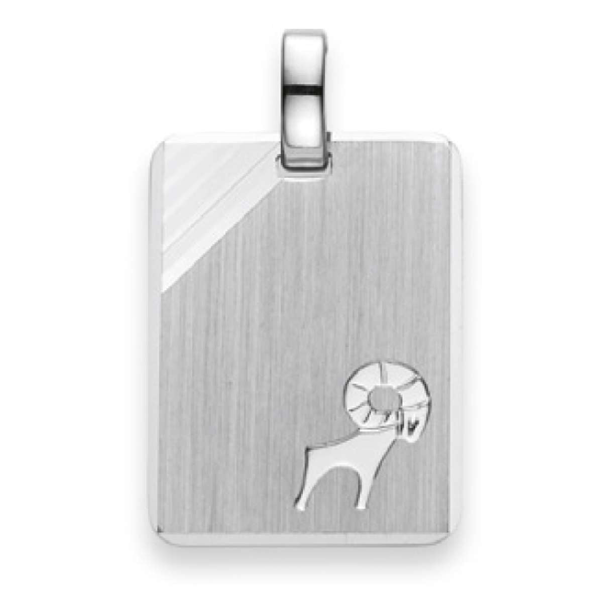 Silver Classics 2021 Widder Anhänger 925 Silber Weiss 19 × 14 mm matt/poliert - 6254.06046/0400