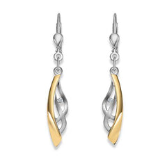 Silver Classics Ohrhänger Silber 925 Bicolor Zirkonia – 6568.02825/0001