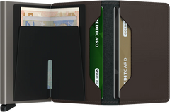 Portefeuille Slimwallet Secrid Matte Truffle avec gravure - SM-Truffle