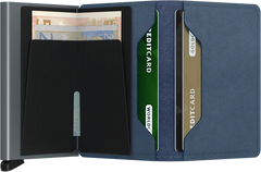 Portefeuille Slimwallet Original Ice Blue de Secrid avec gravure - SO-Ice Blue