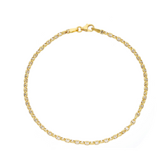 Stäbchenkette Bracelet Bicolor in 18 Karat Gold - VTS080GB21