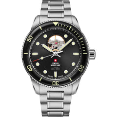 Swiss Military by Chrono Diver 200 Automatic Open Heart Herren – SMA34106.11