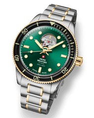 Swiss Military by Chrono Diver 200 Automatic Open Heart Herrenuhr - SMA34106.13