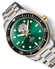 Swiss Military by Chrono Diver 200 Automatic Open Heart Herrenuhr - SMA34106.13