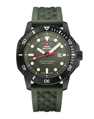 Swiss Military Swiss Solar Sportuhr Schwarz Grün - SMS34102.06
