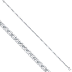 Tennisarmband mit 1.35 ct Diamanten in 585 oder 750 Weissgold